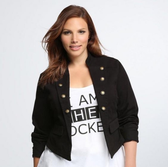 Torrid Military Jacket 4X Pre-owned EUC OBO - Picture 5 of 5